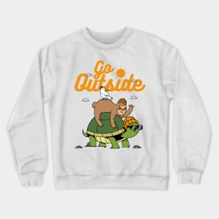 Go Outside, Explore The World Crewneck Sweatshirt